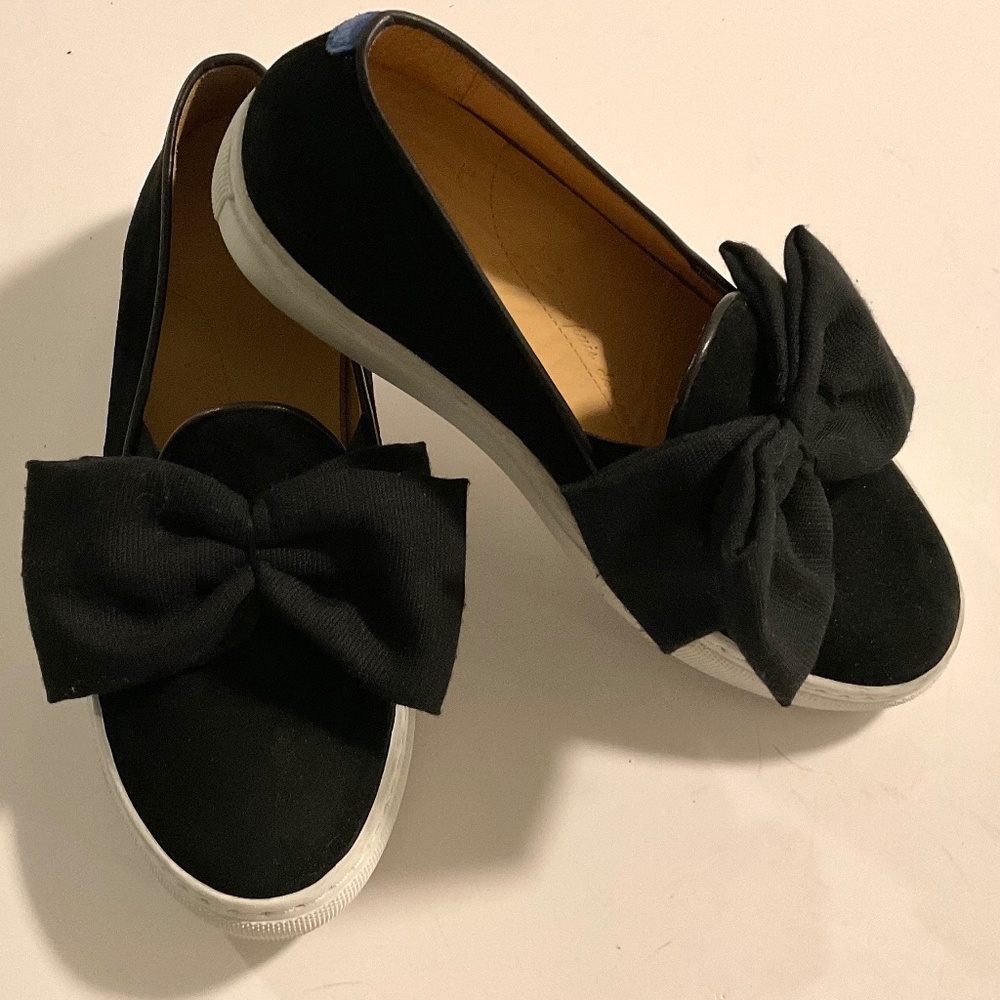 Chatelles Paris Black Suede Bow Size Eu 37 Women 7 View 6
